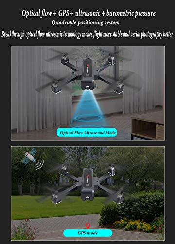 YOLL RC Quadrocopter Faltdrohne,GPS Drohne mit 4k HD Kamera,5G WiFi FPV Live Übertragung,250M Reichweite,120… – Bild 3