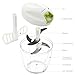 LOVKITCHEN Manual Food Chopper Compact and Powerful Hand Held Vegetable Chopper/Mincer/Blender to Chop Fruits/Vegetables/Nuts/Herbs/Onions/Garlics for Salsa,Salad,Pesto,Coleslaw,Puree (L)