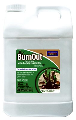 Bonide (BND7466) - Burnout Concentrate, Fast Acting Weed and Grass Killer (2.5 gal.)