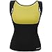 HOPLYNN Neoprene Sauna Waist Trainer Corset Vest For Weight Loss, Hot Body Shaper Slimming Vest For Women Black/XL