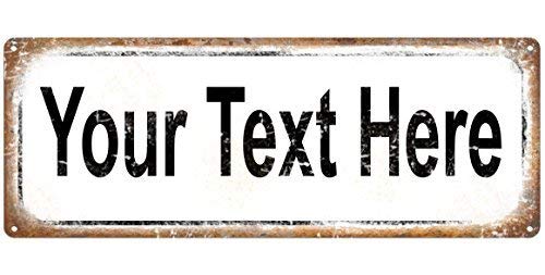 Homebody AccentsCustomizable 6"x16" Metal Sign, Personalize, Add Your Wording, Choose Your Font