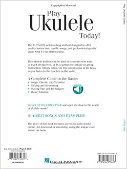 Amazon Com Play Ukulele Today A Complete Guide To The