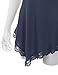 Doublju Lace Hem Asymmetrical Tunic Dress Top For Women With Plus Size LIGHTINDIGO X LARGE