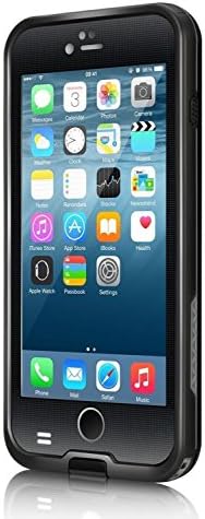Sunwukin Cases for iPhone 6s Plus Waterproof Case , IP68 6.6Ft 2M Depth Under Water Proof Shockproof Dustproof Snowproof Protective Cover for iPhone 6 Plus - Black