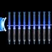 Home Professional Teeth Whitening Kit Packed with 9 Pieces Whitening Gel 6 Pieces Mouth Trays and 1pc Whitening Light Bonus Shade Guide and Using Manual