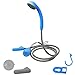 Portable Shower + Spare Battery + Bag - by Doozer™ - for Camping, Hiking, Traveling, Outdoor & More. Handheld Compact Rechargeable Shower - Pumps Water from Bucket Into Steady Shower Stream
