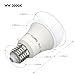 ALEXFIRST LED Lighting Bulbs 75 Watt equivalent 11W Light Bulbs 1000 Lumens Non-Dimmable A19 Base E26 (6-Pack Soft White(3000K))