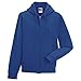 Russell Mens Authentic Full Zip Hooded Sweatshirt/Hoodie