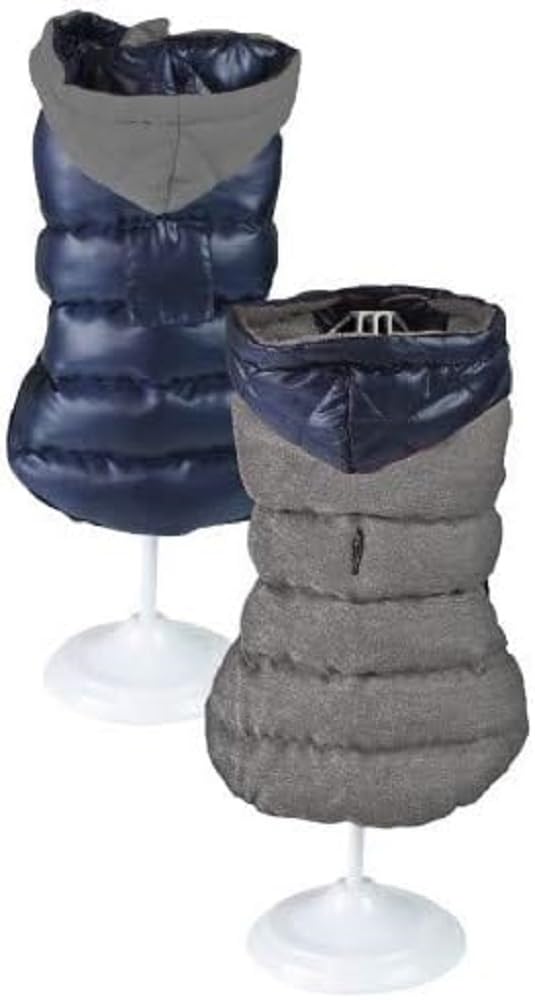 Croci Padded Jacket for Dogs Twosides Blue 20 cm 1 Count 100 g