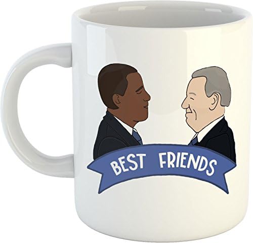 Obama and Biden Best Friends 11 oz Coffee Mug