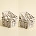 Plastic Storage Basket Organizer Bins 6 Pack Small Storage Trays Modular Baskets Holders for Classroom Drawers Shelves Desktop Closet Playroom Office and More