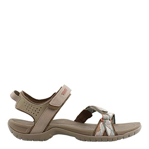 Teva Women's W Verra Sport Sandal, surf Taupe Multi, 7.5 M US