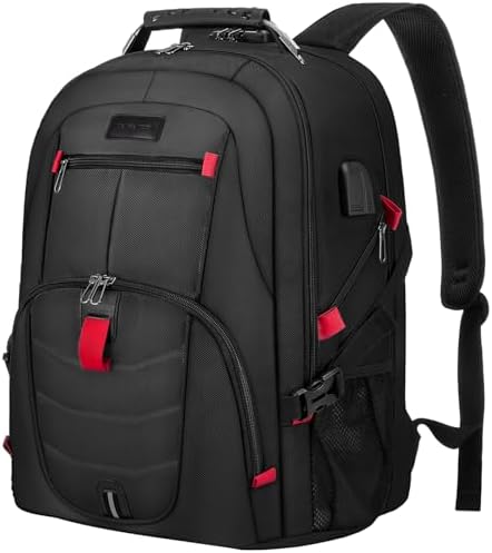 LOVEVOOK Travel Laptop Backpack Waterproof Anti Theft with Lock