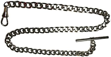 Old Father Time SILVER Vest Pocket Watch Chain-150W