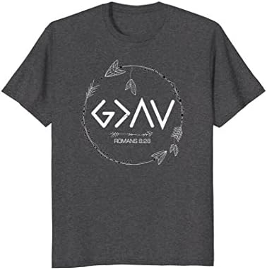 Mens God is Greater Than the Highs and Lows Christian T-Shirt Small Dark Heather