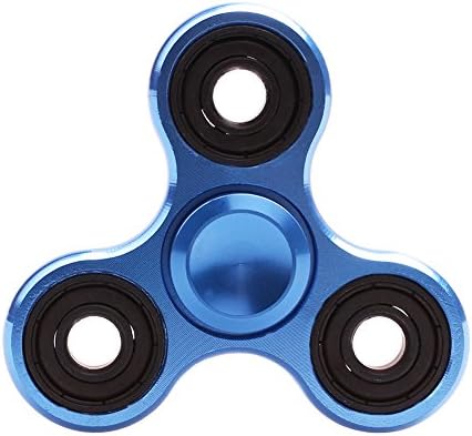Tri-Spinner Fidget Toy Tri-Spinner Fidget Toy Fidget Spinner High Speed Lasting Rotation For Relieves Stress And Anxiety Puzzle Toy Playing In Hands (golden blue)
