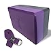 Yoga Block and Yoga Strap Set: One Block and 8′ Strapthumb 1