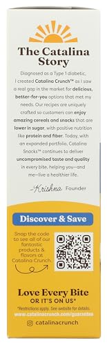 CATALINA CRUNCH VANILLA CREME SANDWICH COOKIES, 5.9OZ (14 COOKIES) | LOW CARB, LOW-SUGAR, KETO SNACKS