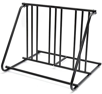 HD Steel 1-6 Bikes Floor Mount Bicycle Park Storage Parking Rack Stand 2 3 4 5