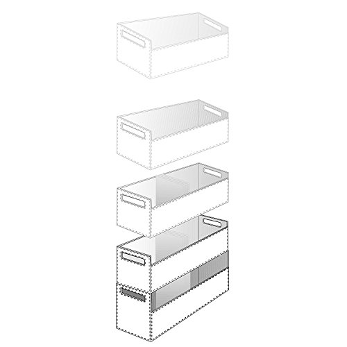 Stock Your Home Stacking CD Tray and Media Storage Box For CD Shelf