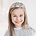 FRCOLOR 2Pcs Silver Crystal Tiara Crown Elegant Wedding Princess Crown with combs for Women Girls Bridal Exquisite Headband
