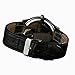DREAMING Q&P Romantic His and Hers Watches,Pair Hearts Wristwatches for Couples Man Woman,Black Ultrathin Leather Strap Set of 2