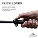 Montem Ultra Strong Trekking, Walking, and Hiking Poles - One Pair (2 Poles) Anti-Shock Cork Handle - Collapsible, Lightweight, Quick Locking, and Ultra Durable