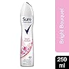 Sure Women Bright Bouquet Aerosol Antiperspirant Deodorant, 250 ml, Pack of 6