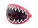 LOUDMOUTHGUARDS Football Mouth Guard - Pacifier Lip Protector Mouthpiece for Youth and Adults - Shark Teeth Trojan Cardinal Red - Multiple Colors - Top and Bottom Teeth Protection - Great Air Flow