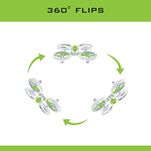 Force1 Mini Drones for Kids – UFO 3000 Small Drones for Beginners w/ 2 Kids Drone Battery Cells, Mini Quadcopter LEDs and Easy Toy Drone Remote Control - Image 5