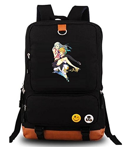 YOYOSHome Anime The Seven Deadly Sins Cosplay Bookbag Daypack Backpack College School Bag