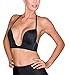 Fullness Womens V Bra Max Cleavage Booster Shaper Black 38C