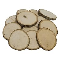 Walnut Hollow Bulk for & Rustic Weddings & Craft Projects Basswood Coasters 12 Piece Pack,