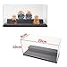 Acrylic Display case 7.9 x 3.9 x 3.5 inches For Action Figures Toy Vinylmation lot any minifigures Fuko Lego Model Rock stone Home Display