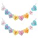 [Pack of 2]Valentines Day Conversation Hearts Banner - NO DIY - Valentines Day Banner Decor - Eight Valentines Day Heart Sayings Garland Banner, Six Feet Long - Anniversary, Wedding, Party Decorations
