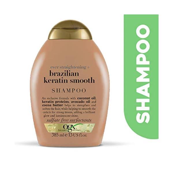 OGX-Ever-Straightening-Brazilian-Keratin-Smooth-Shampoo-385-ml OGX Brazilian Keratin Smooth Shampoo, 385ml