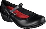 Skechers for Work Women's Toier Work Shoe, Black, 8 M US