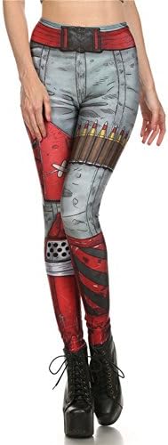 Plus Size 3D Digital Print Leggings Full Lenght Elasticity Leggings Tight