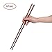 6-Pairs 16.5-Inch Wooden Cooking Chopsticks Set - Long Reusable Chopsticks for Wok Cooking, Noodle Frying, and Asian Deep-Frying - Ideal for Kitchen Use