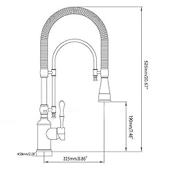 KunMai Single Handle High Arc Swiveling Dual-Mode