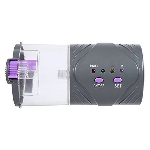 WALLFIRE New Battery Powered Aquarium Tank Automatic Fish Feeder Food