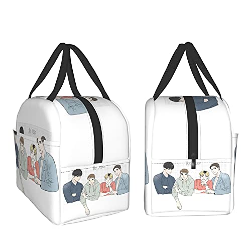 Bj Alex Group Photo Lunch Bag Tote Anime Container For Women Box