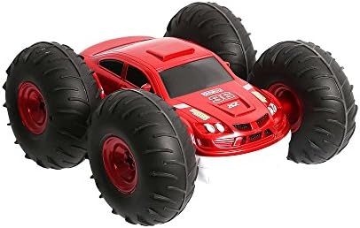 Sharper Image Toy Radio Control 2-in-1 Vehicle Flip Stunt Rally Car - Red