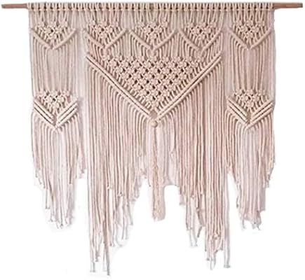 Zcrfy Tapices Macrame Colgante De Pared Hecho A Mano Tejido