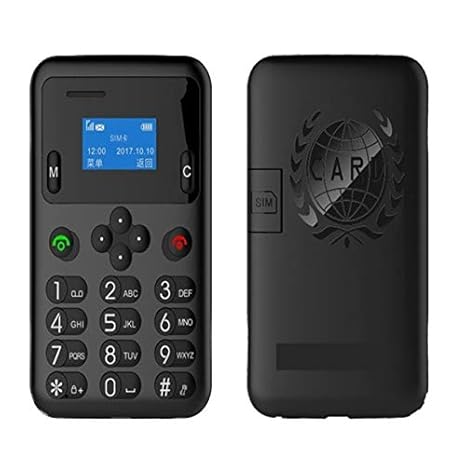 Mini Telefono Micro Cellulare Formato Carta Di Credito A6 Ultra Slim Phone Smart Gsm