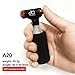 CYCPLUS CO2 Bike Tire Inflator Quick Easy Safe Presta Schrader Valve Compatible- Bicycle Tire Pump for Road Mountain Bikes - No CO2 Cartridges Included A20 Red