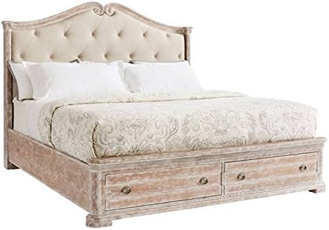 Juniper Dell Upholstered Storage Bed Queen English Clay