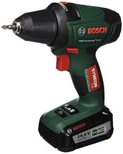 Bosch 060397340W PSR Universal+ Li-2 Akkuschrauber, 14,4 V, mit Lithium-Akku