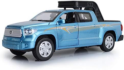 QAQW Children'S Sound And Light Pull Back Toy Alloy Car Simulation Toyota Smooth Way Pickup Four Door Model