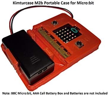 Kimturcase M2b Portable Case for BBC Micro:bit (Red)